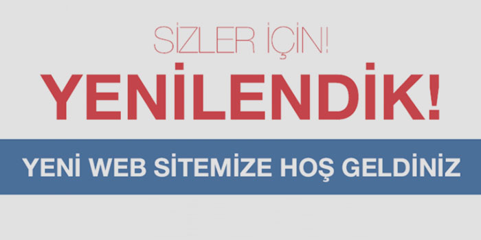 Web Sayfamız Hizmetinizde